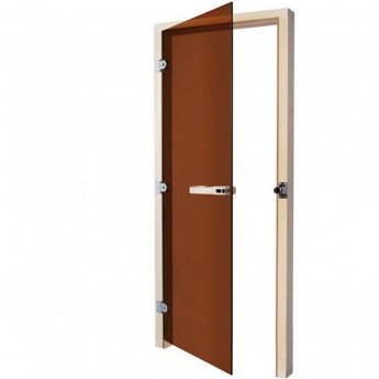 Дверь SAWO 730-3SGD-L 7/19 бронза левая без порога