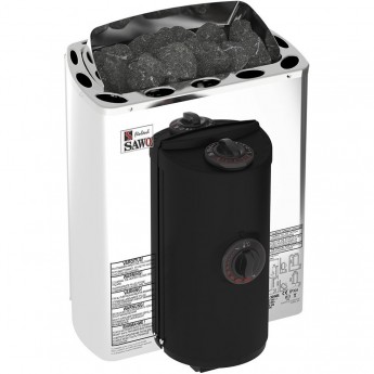 Электрическая печь SAWO MINI X MX-36NB-Z (3,6 кВт, встроенный пульт, внутри оцинковка, снаружи нержавейка)